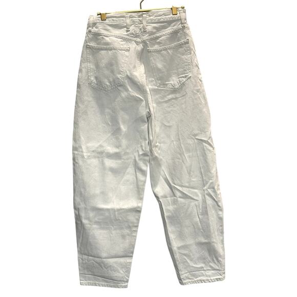 AGOLDE – High-Rise Straight Balloon Jeans – White – Size 27 - Picture 4 of 4